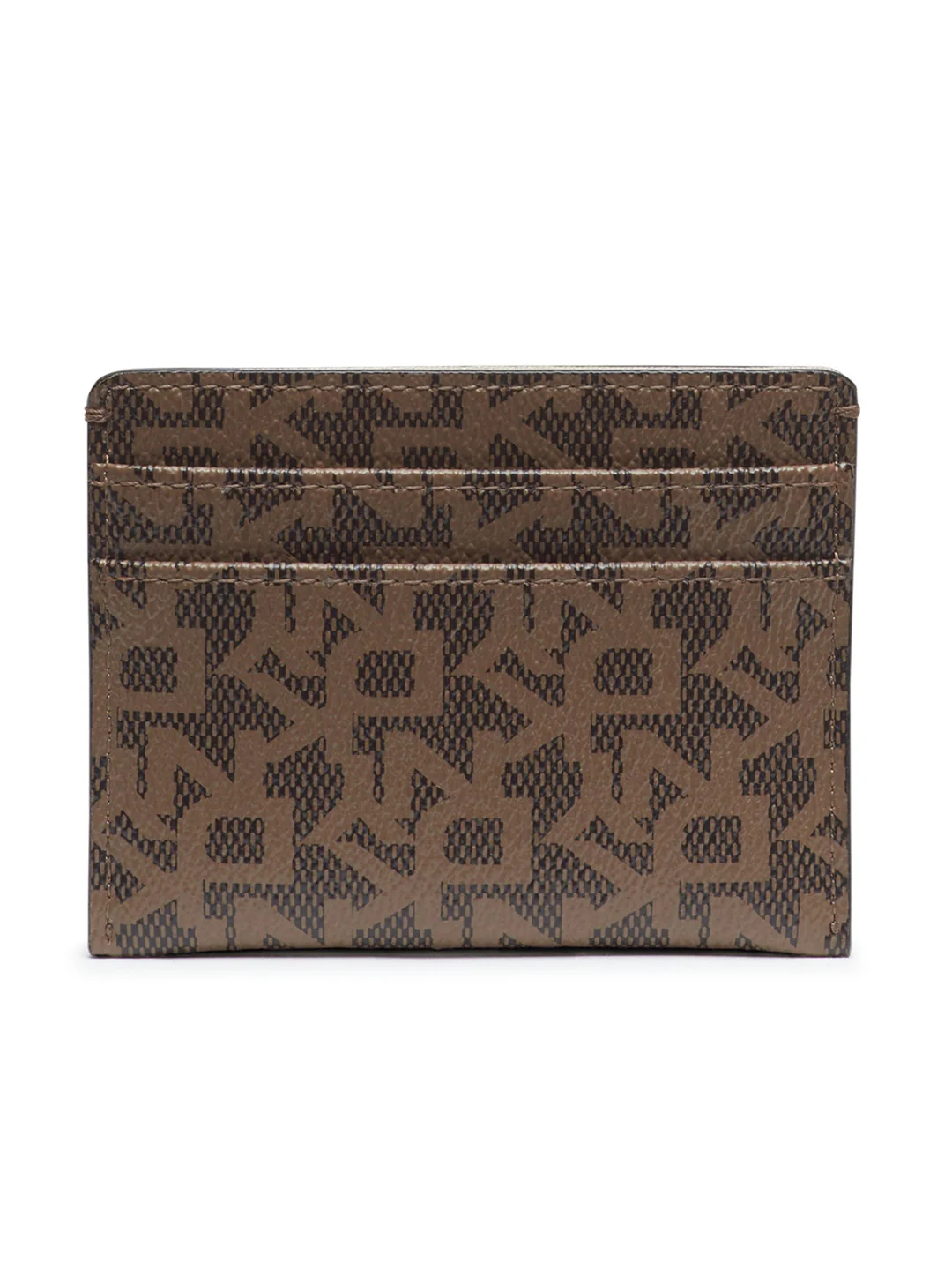 DKNY Women Brown Printed Card Case - Image 3