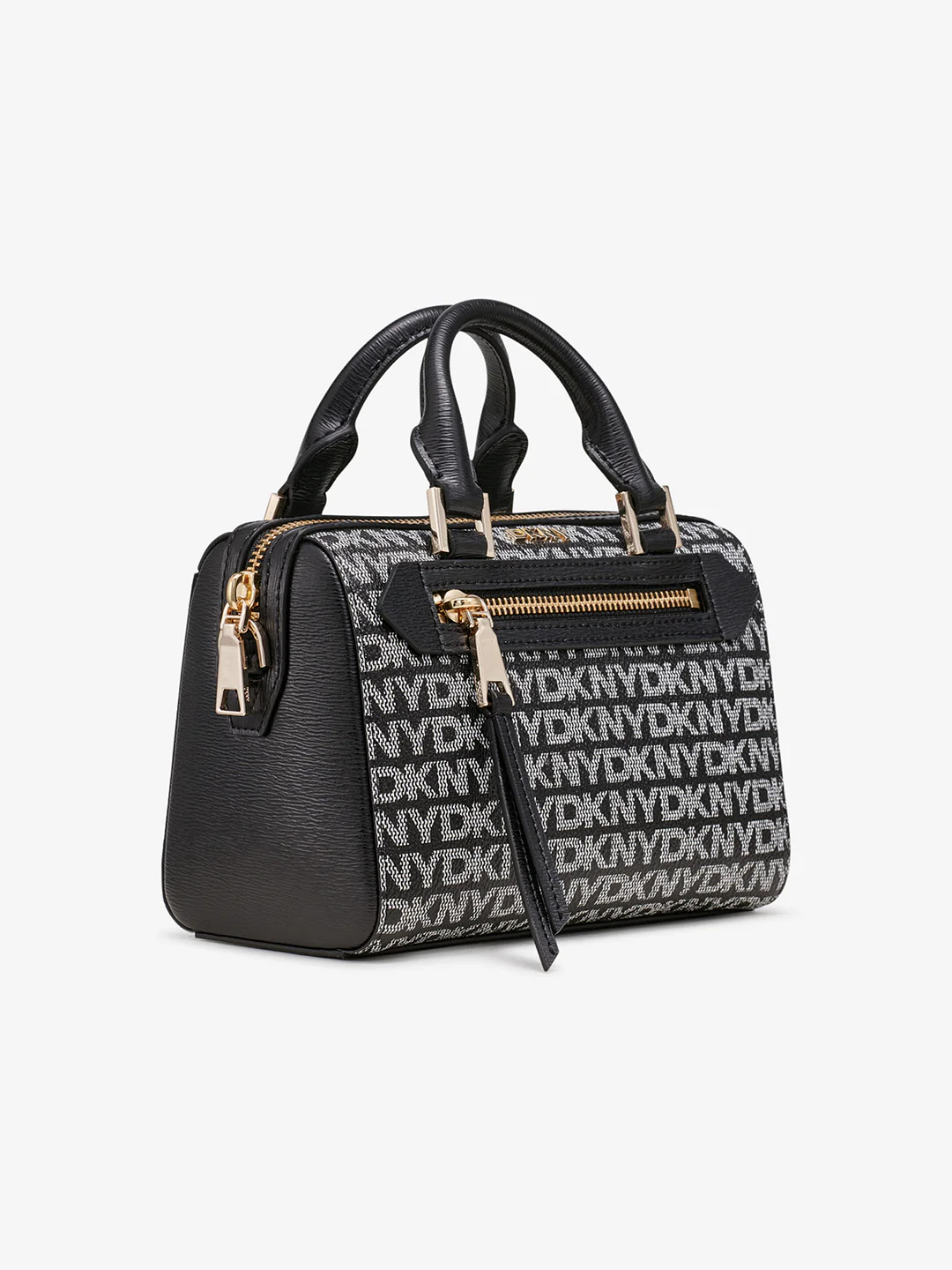Dkny Women Black Printed Handheld Bags - Image 3