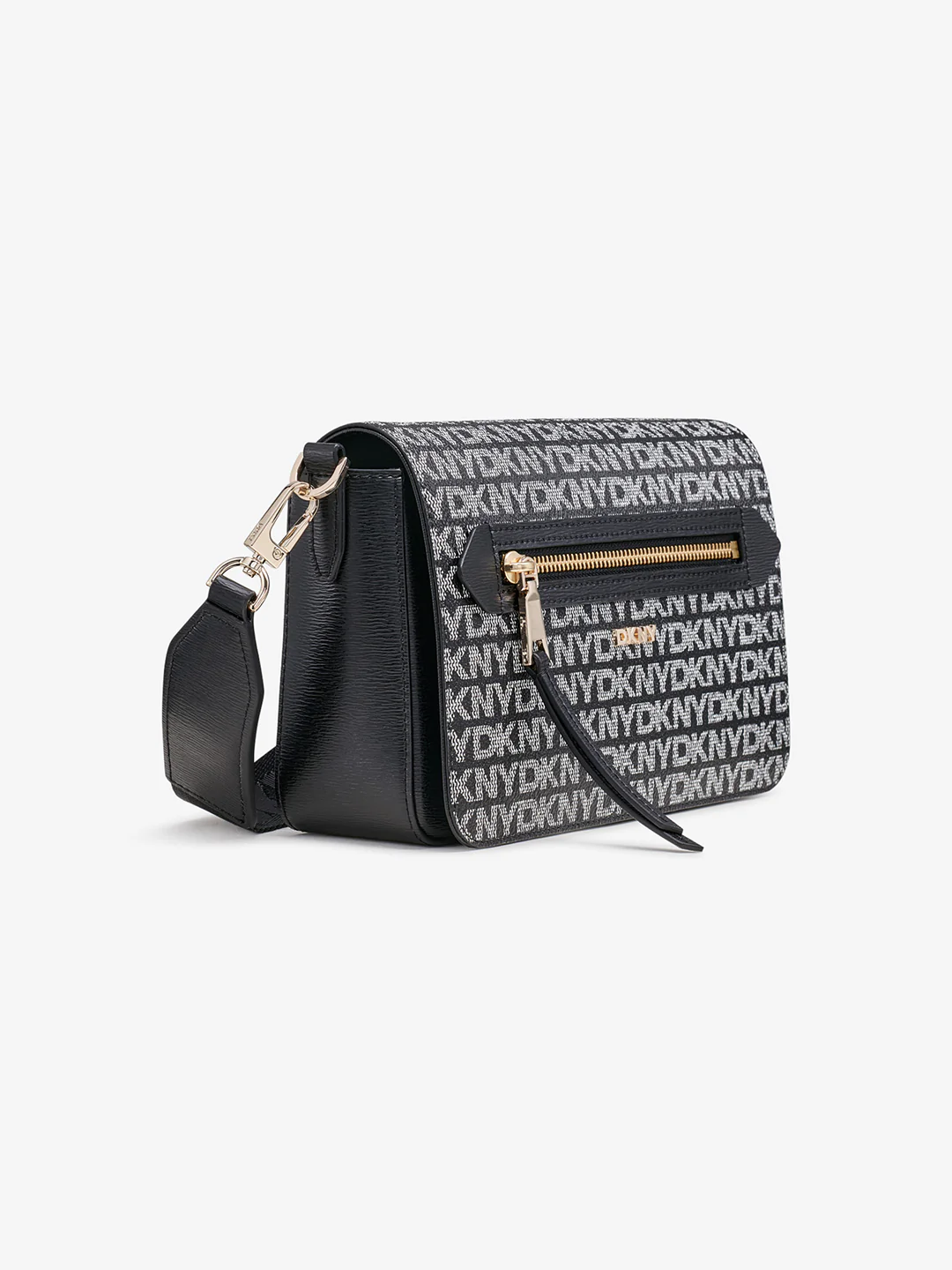 Dkny Women Black Printed Crossbody Bags - Image 2