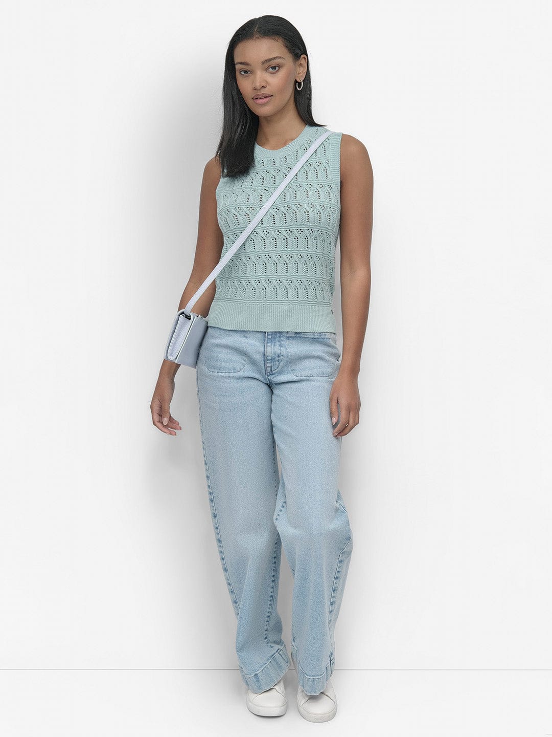 DKNY Women Blue Oversized Fit Washed Jeans - Image 2