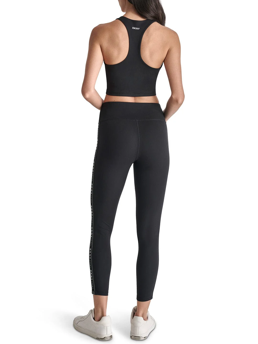 DKNY Women Black Skinny Fit Solid Leggings - Image 4