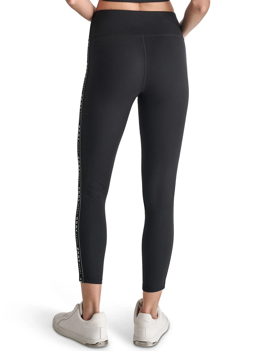 DKNY Women Black Skinny Fit Solid Leggings - Image 5