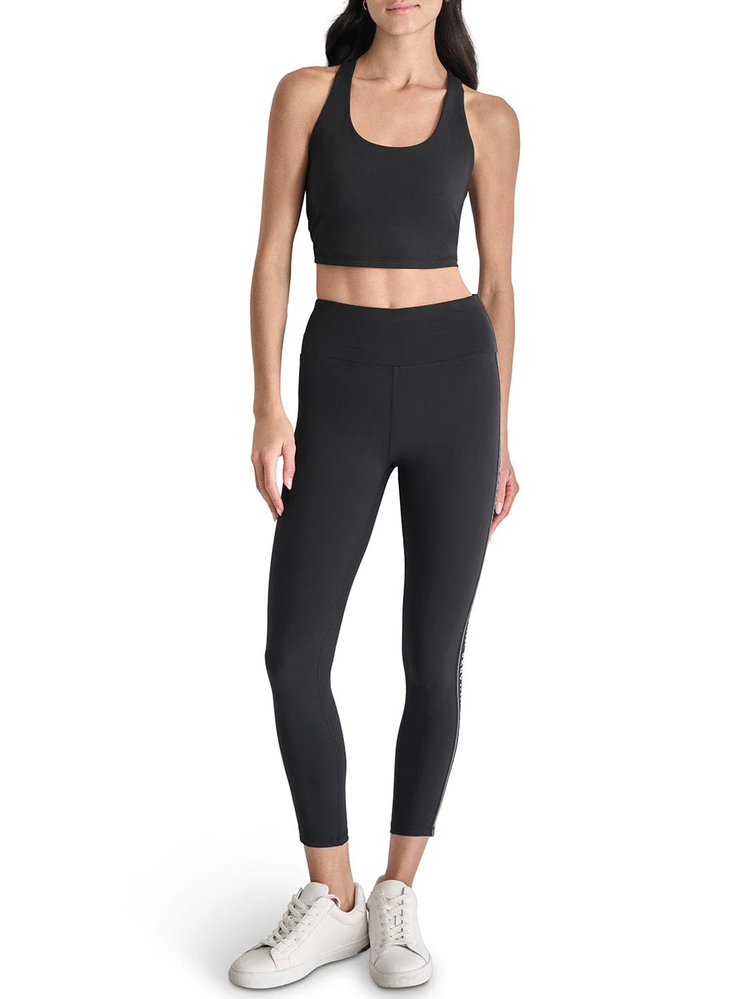 DKNY Women Black Skinny Fit Solid Leggings - Image 6