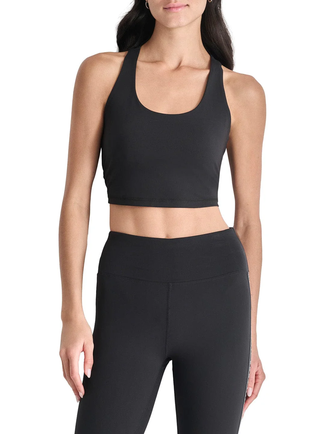 DKNY Women Black Skinny Fit Solid Leggings - Image 7