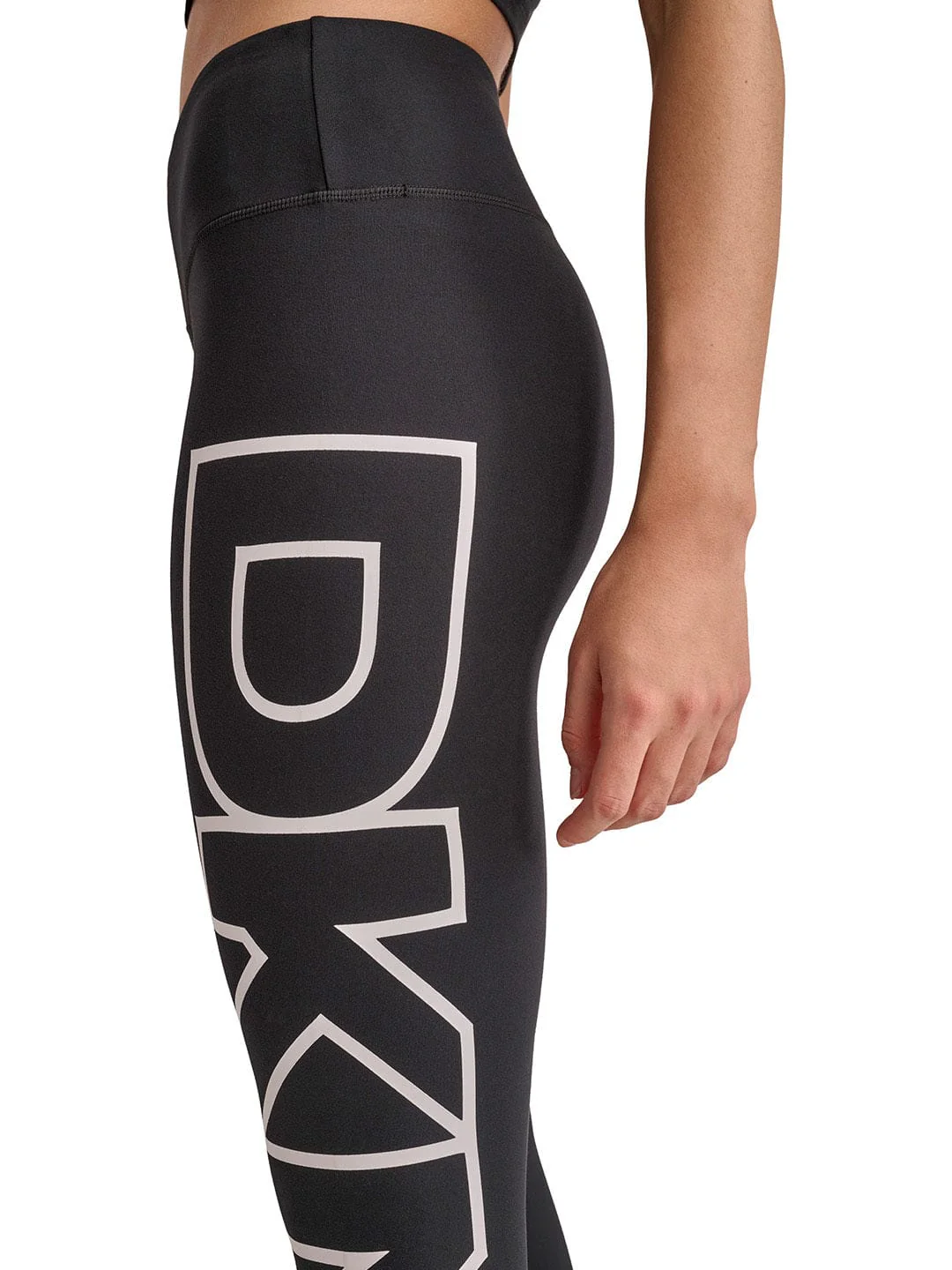 DKNY Women Black Skinny Fit Solid Leggings - Image 2