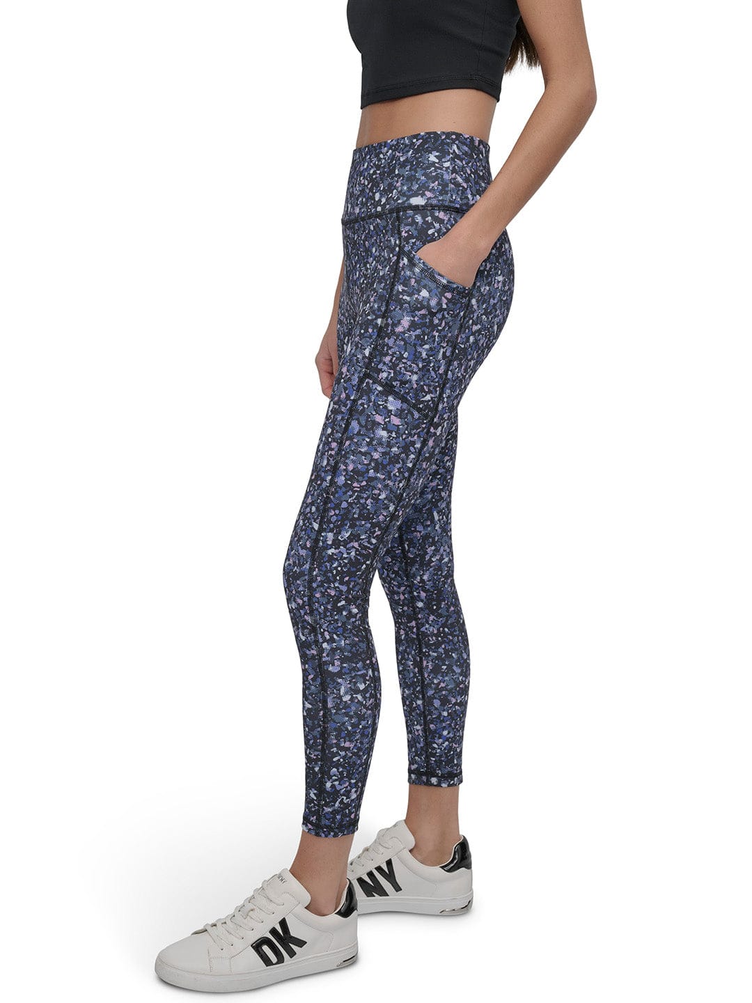 DKNY Women Multi Skinny Fit Printed Leggings - Image 7