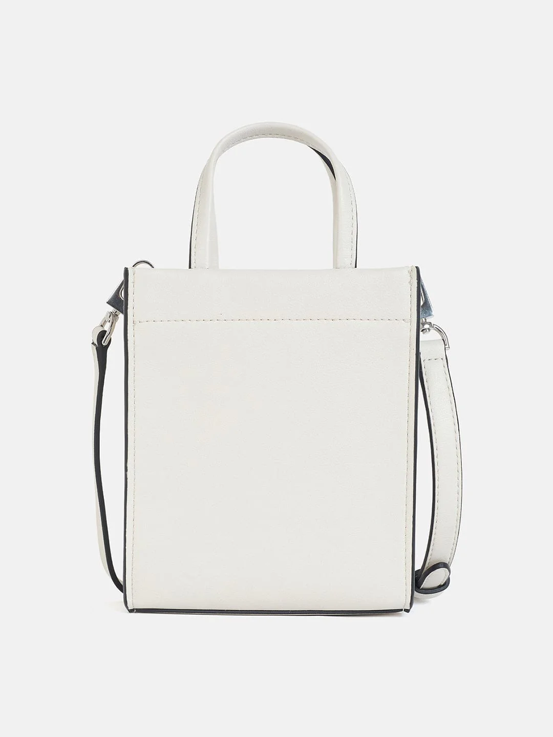 DKNY Women Beige Solid Tote Bags - Image 3