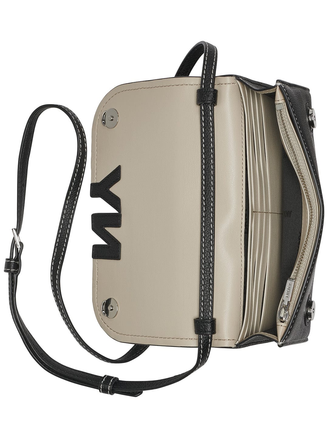 DKNY Women Black Solid Wallet - Image 5