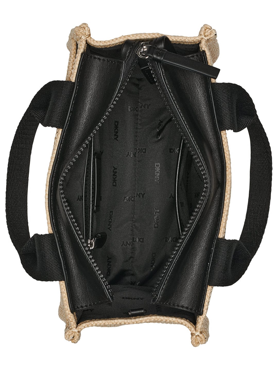DKNY Women Beige Solid Tote Bags - Image 5