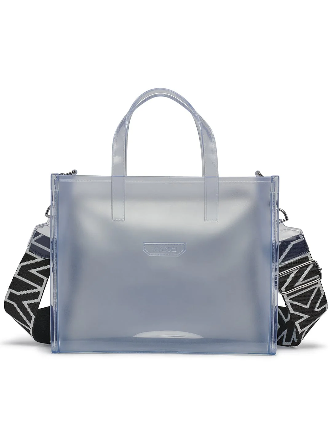 DKNY Women White Solid Tote Bags - Image 2