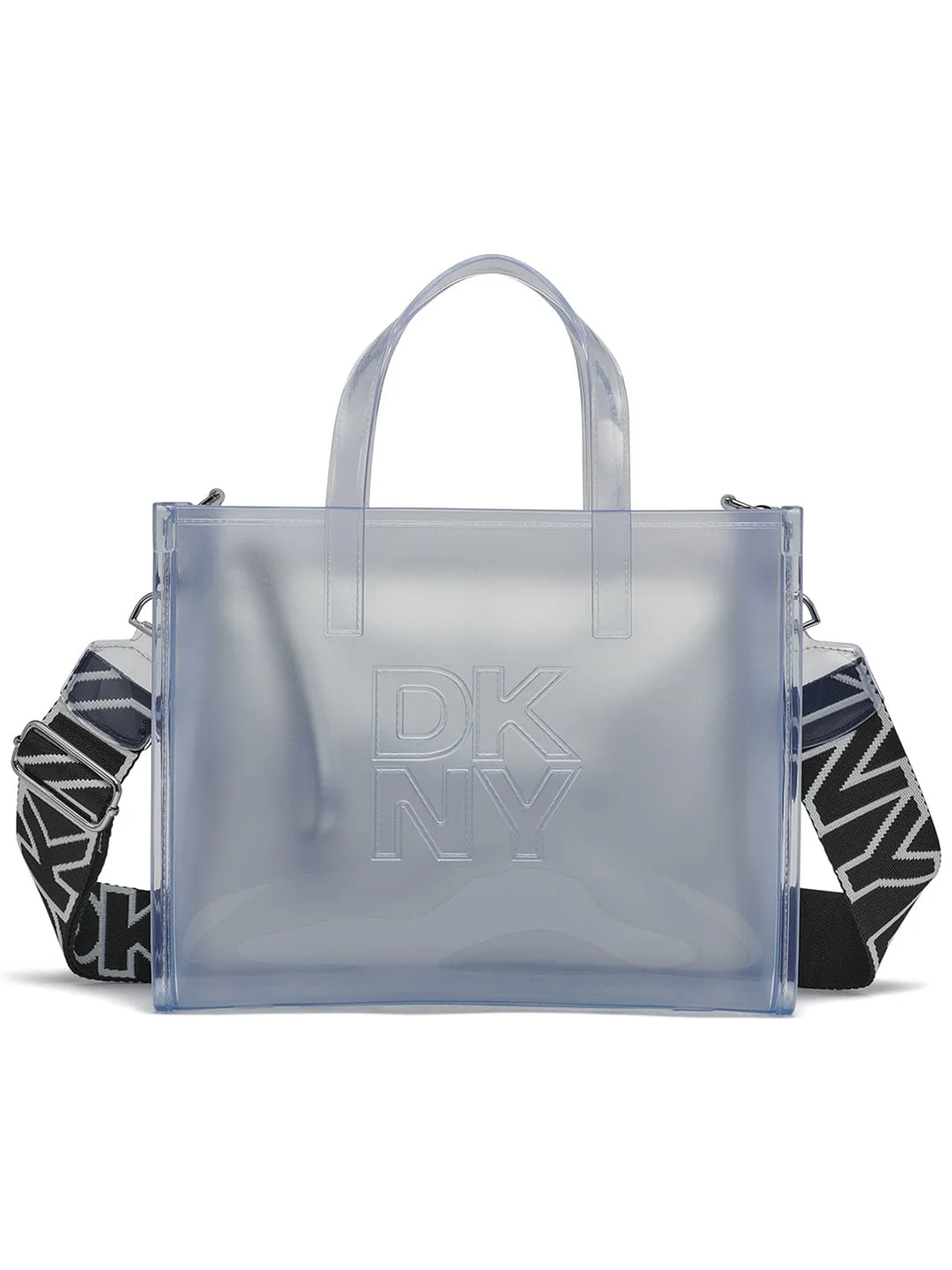 DKNY Women White Solid Tote Bags - Image 4