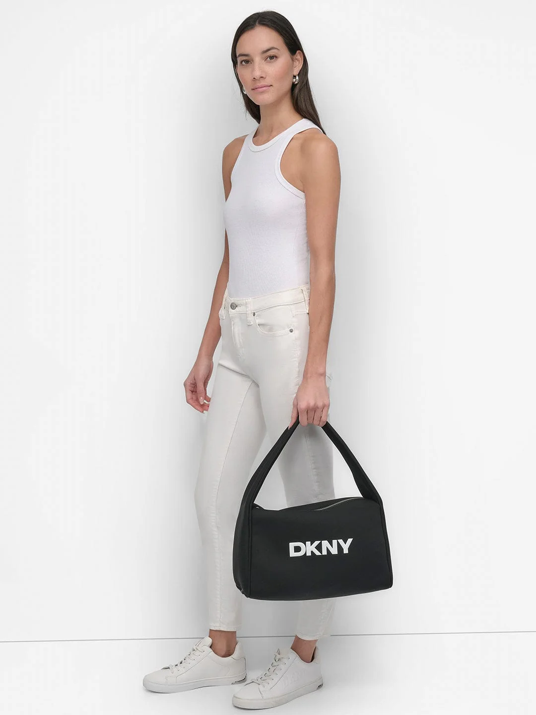 DKNY Women Black Solid Shoulder Bags - Image 6