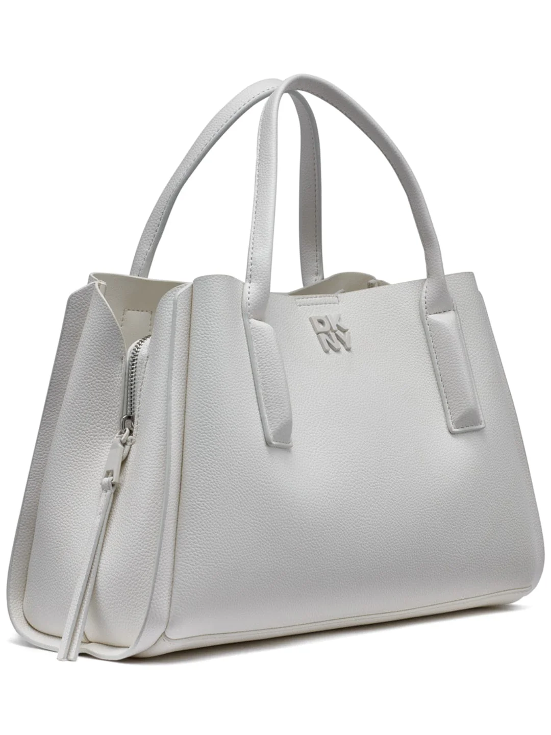 DKNY Women White Solid Handbags - Image 2