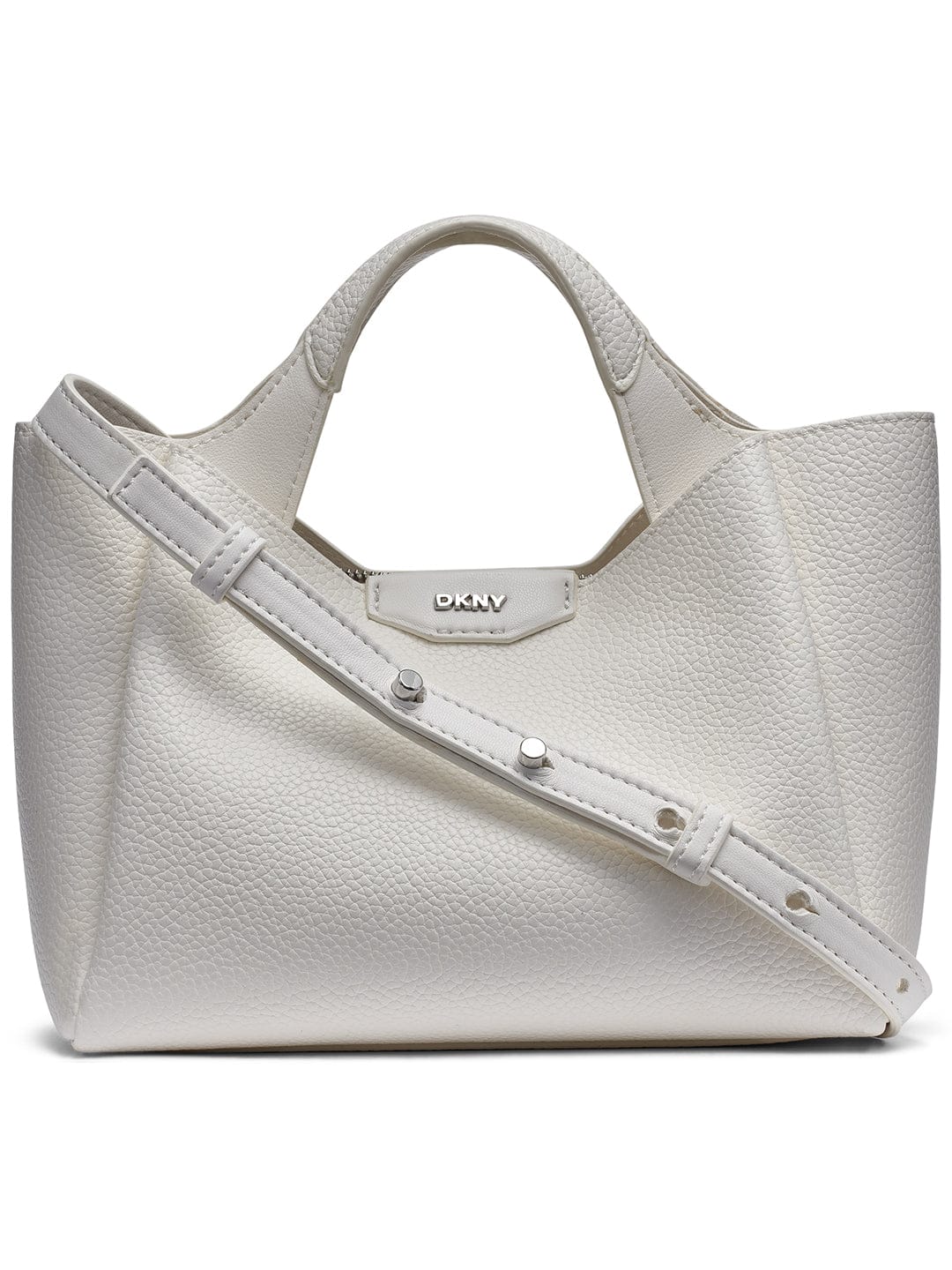 DKNY Women White Solid Handbags