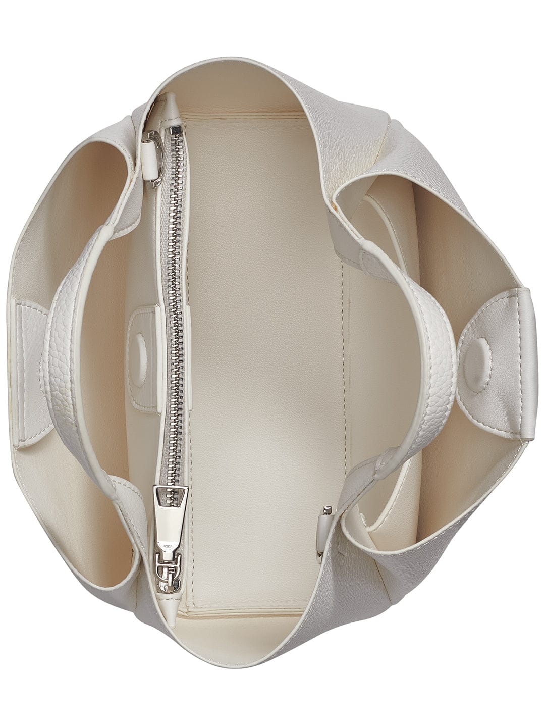 DKNY Women White Solid Handbags - Image 5