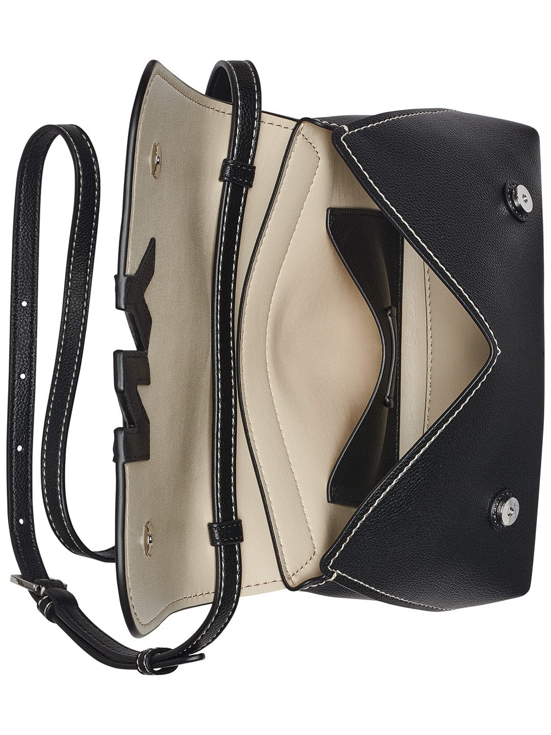 DKNY Women Black Solid Crossbody Bags - Image 5