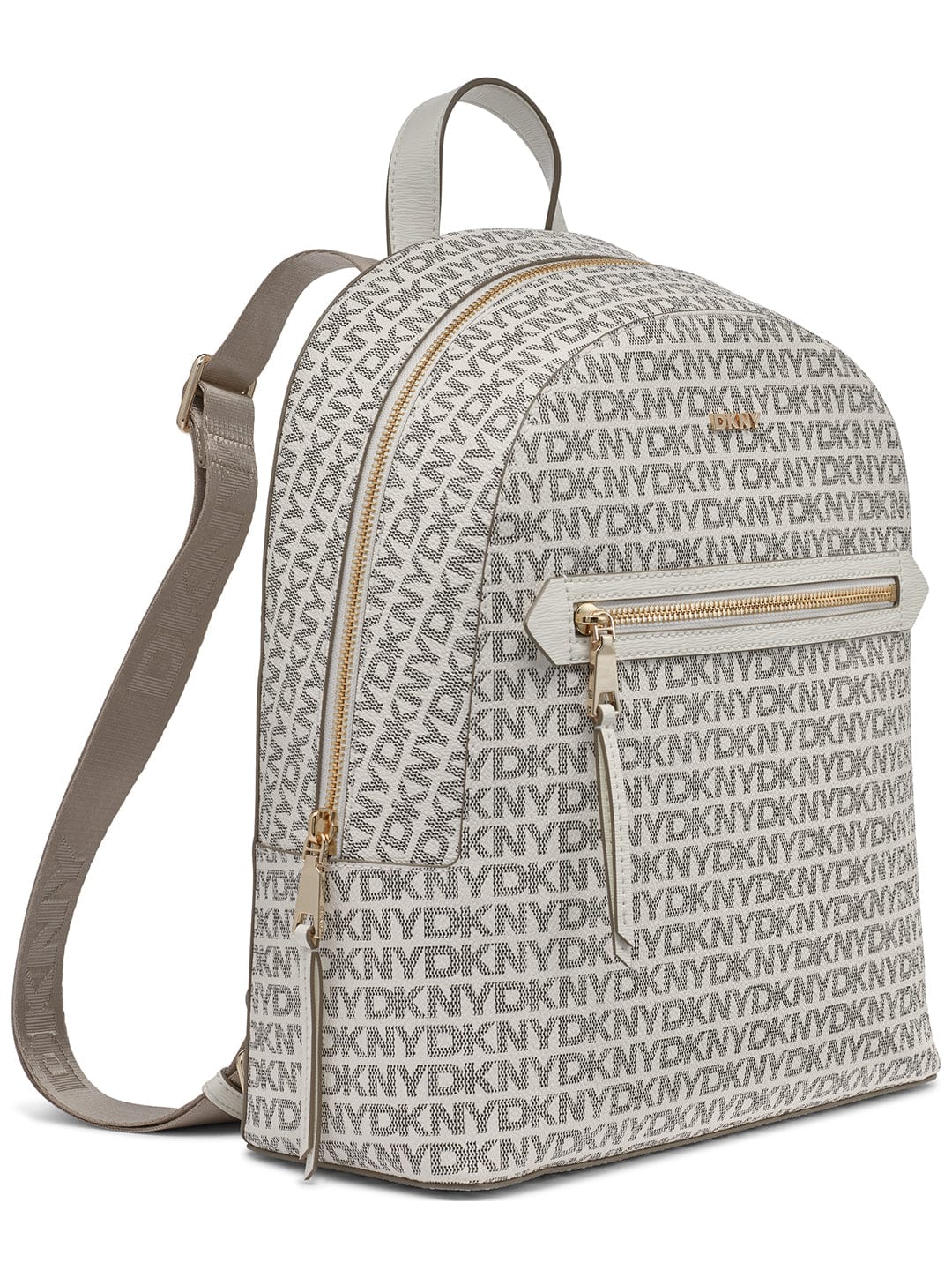 DKNY Women Beige Printed Backpacks - Image 2