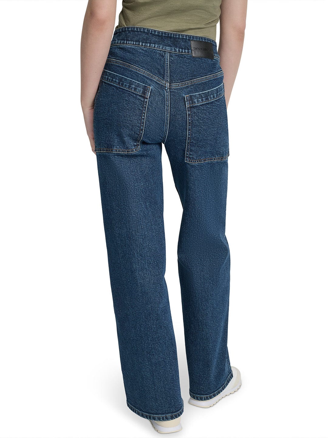 DKNY Women Blue Flared Washed Jeans - Image 4