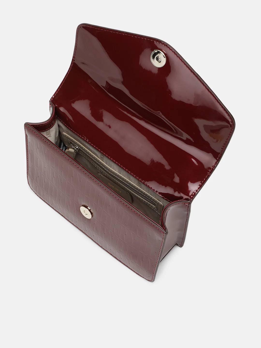 Dkny Women Red Textured Sling Bags - Image 5
