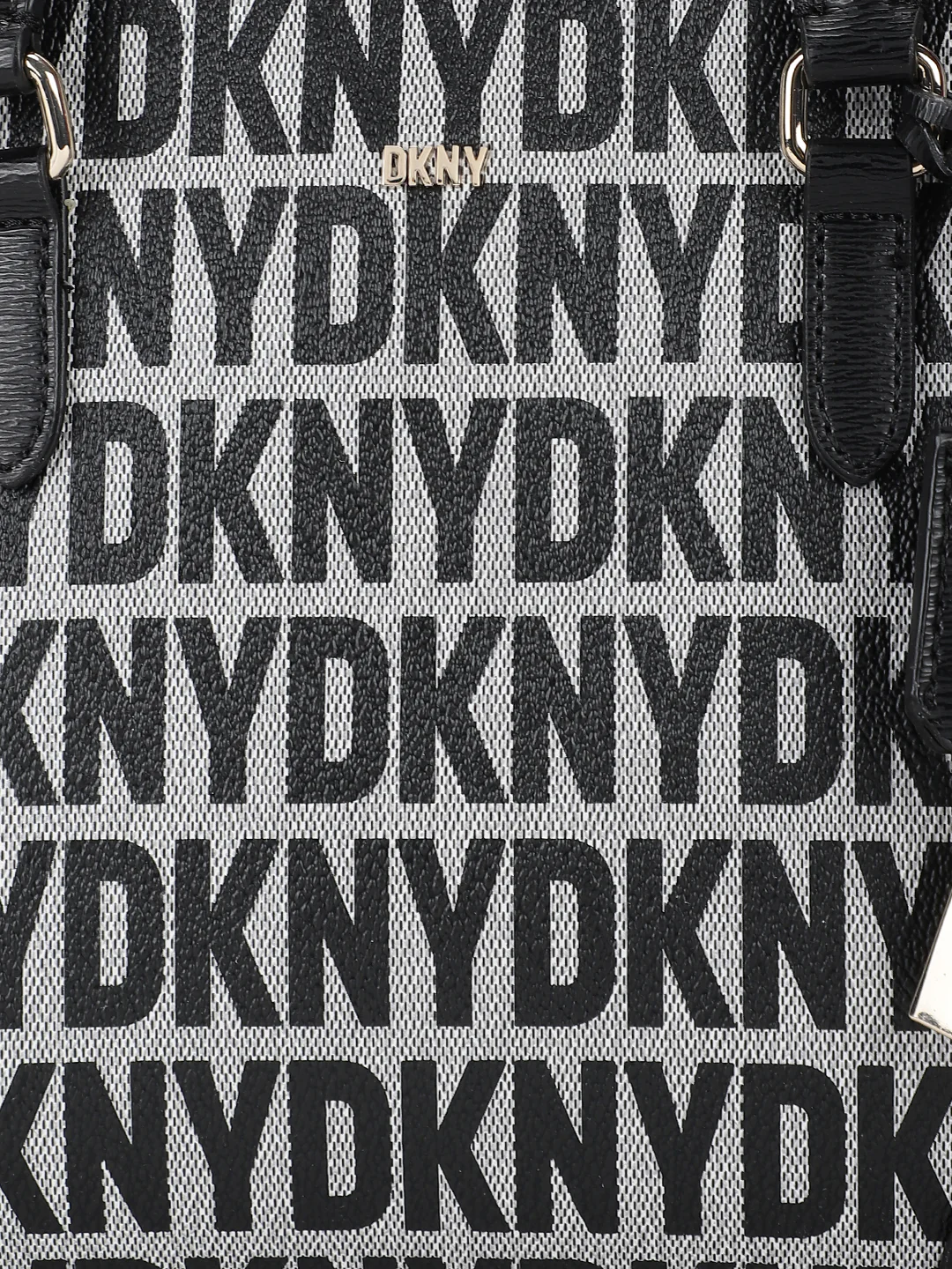 Dkny Women Black Printed Shoulder Bags - Image 5