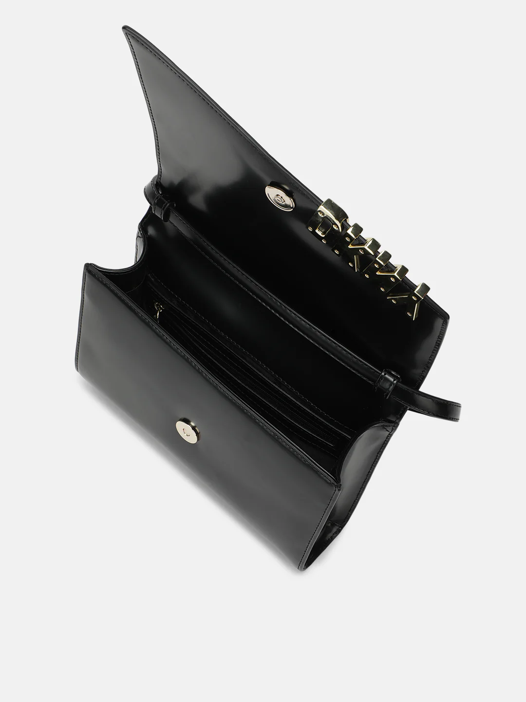 Dkny Women Black Solid Shoulder Bags - Image 5