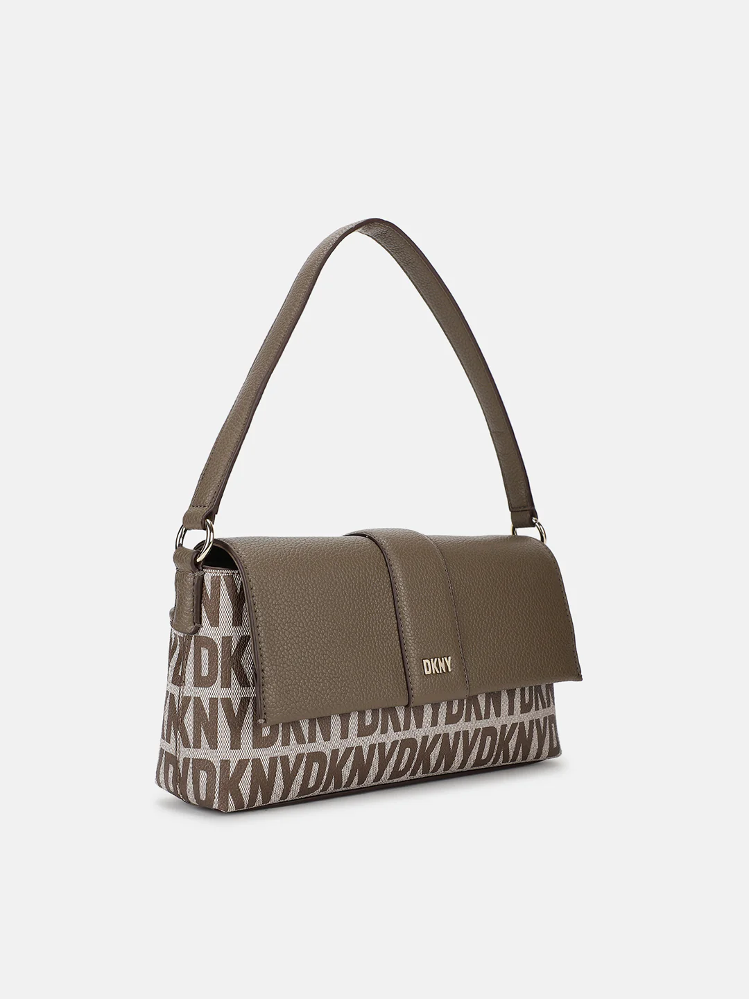 Dkny Women Beige Printed Crossbody Bags - Image 3