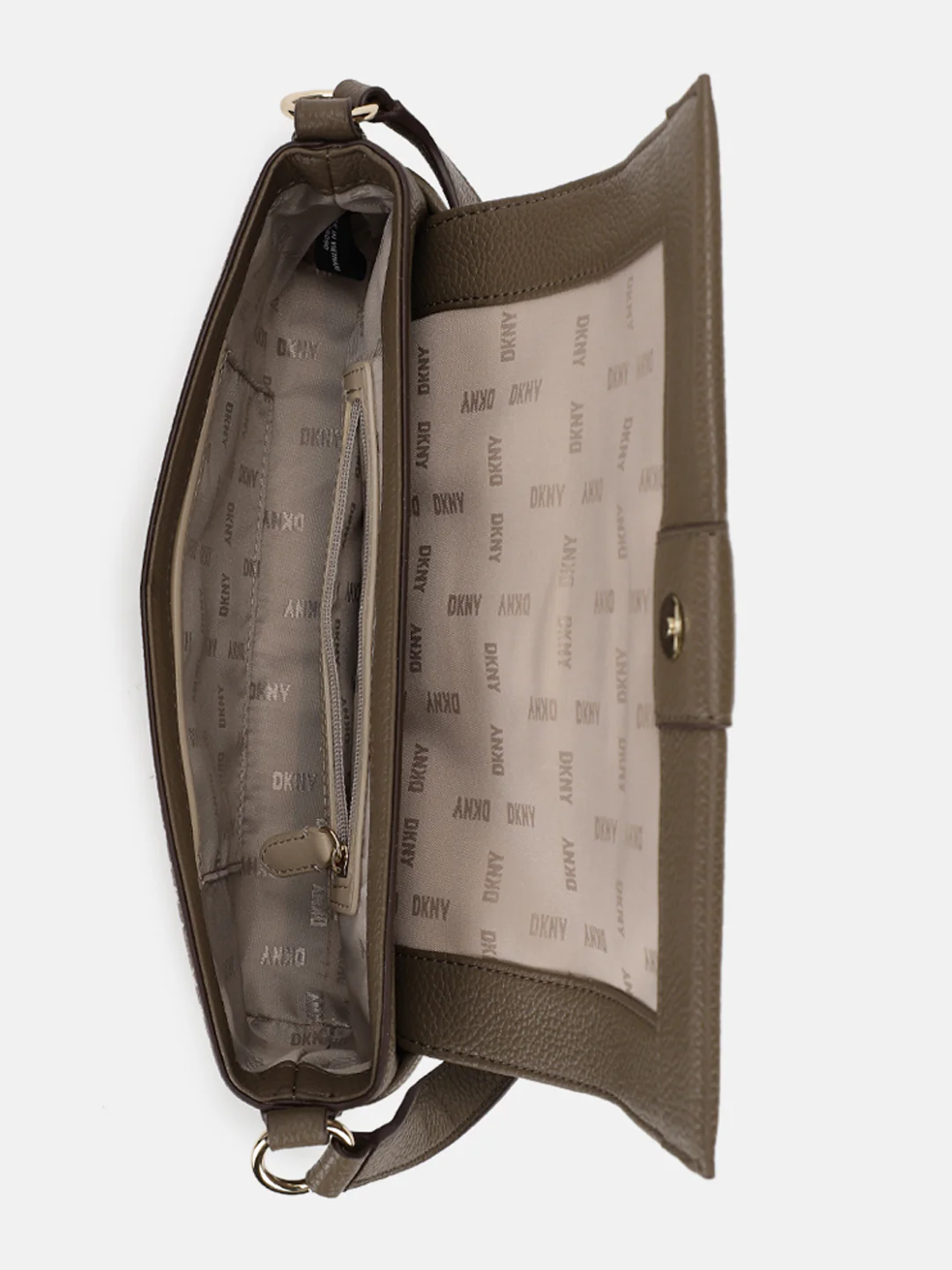 Dkny Women Beige Printed Crossbody Bags - Image 4