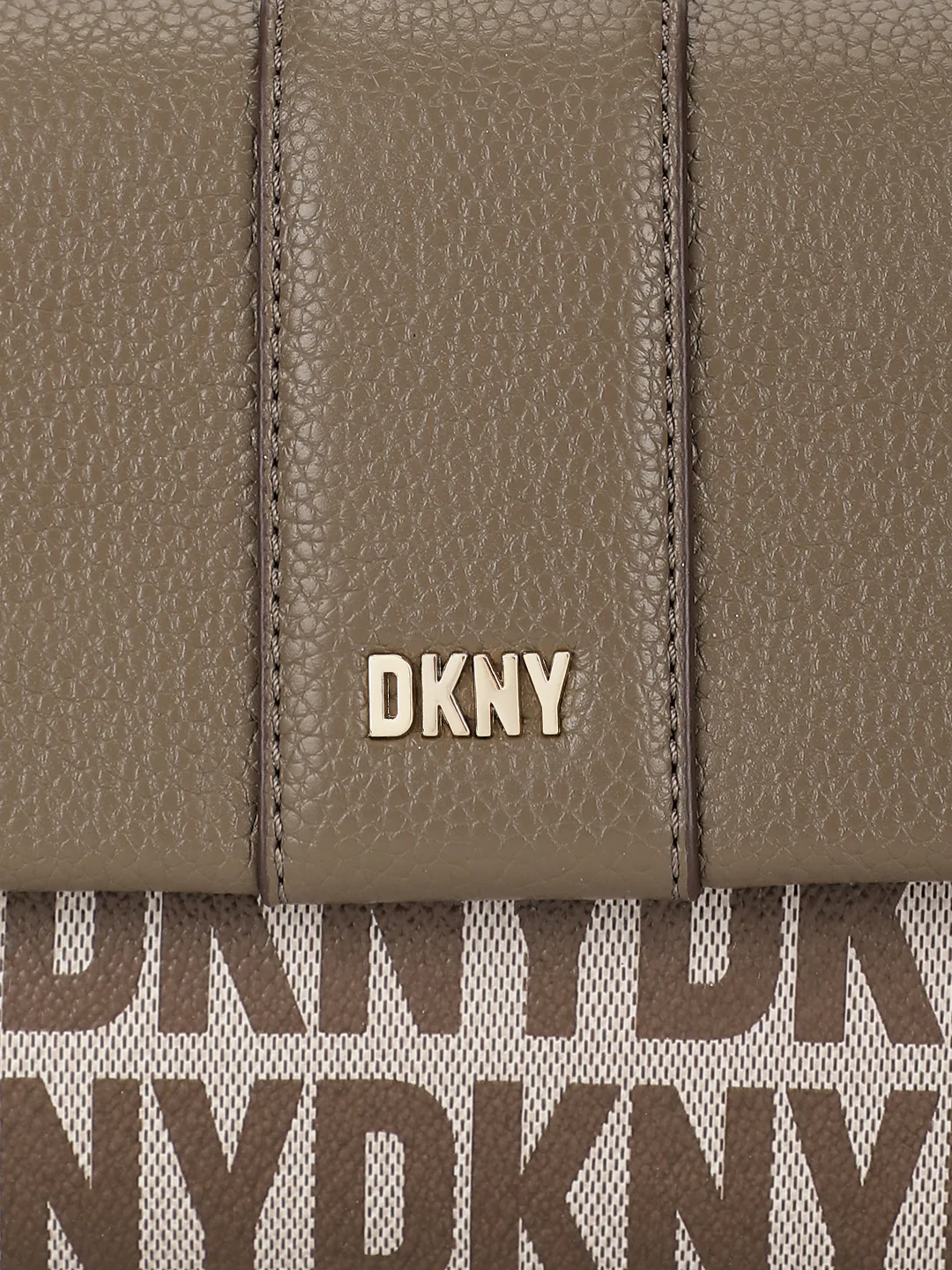 Dkny Women Beige Printed Crossbody Bags - Image 5