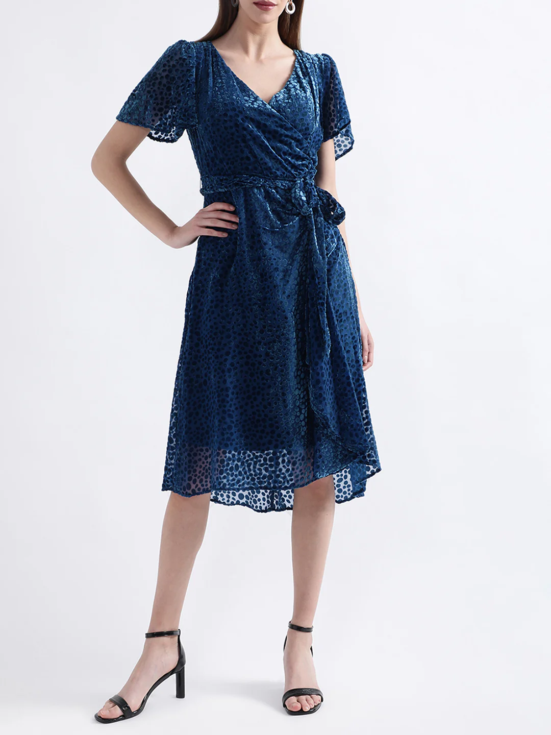 DKNY Women Blue Dress - Image 9