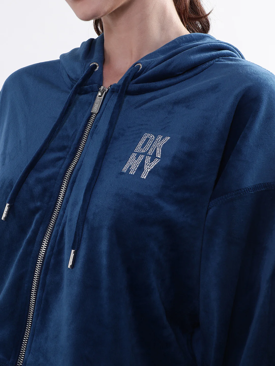 DKNY Women Blue Sweatshirt - Image 6