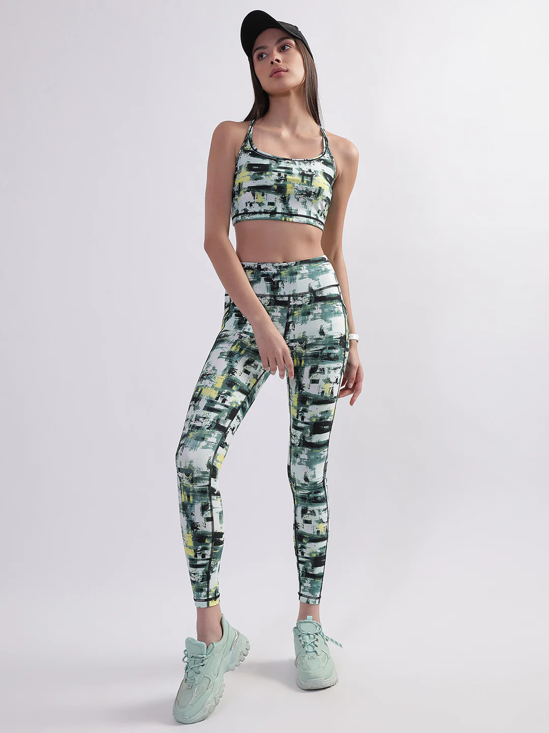 DKNY Women Multi Printed Fitted Leggings - Image 4