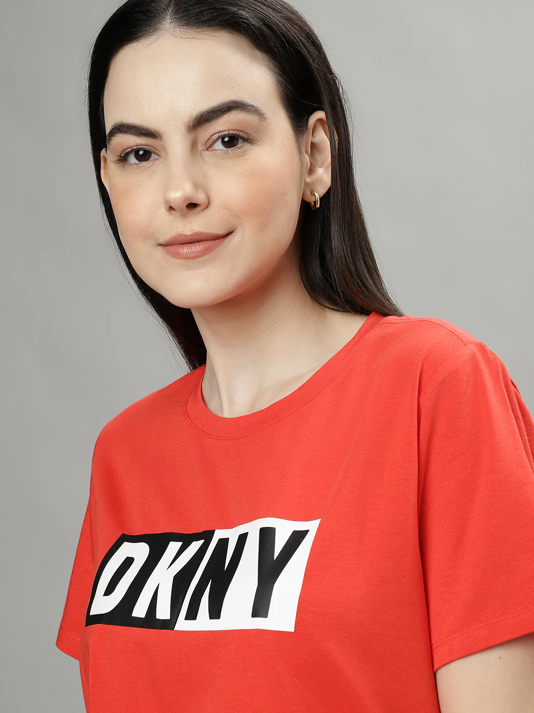 Dkny Red Fashion Logo Regular Fit Top - Image 6