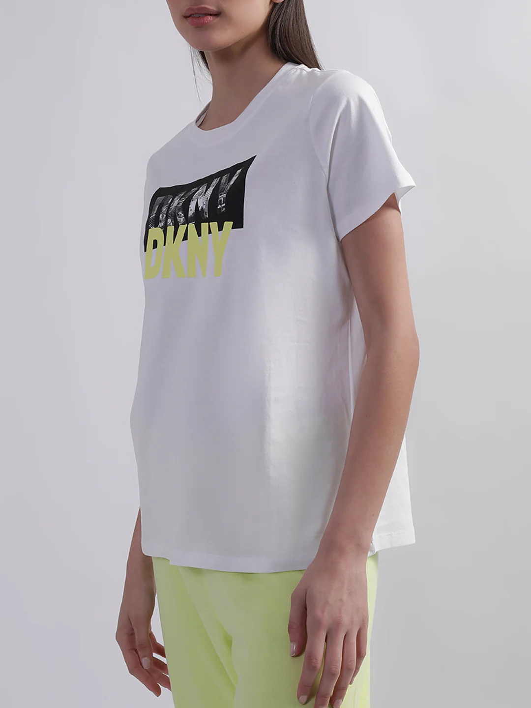 Dkny White Logo Regular Fit Tshirt - Image 2