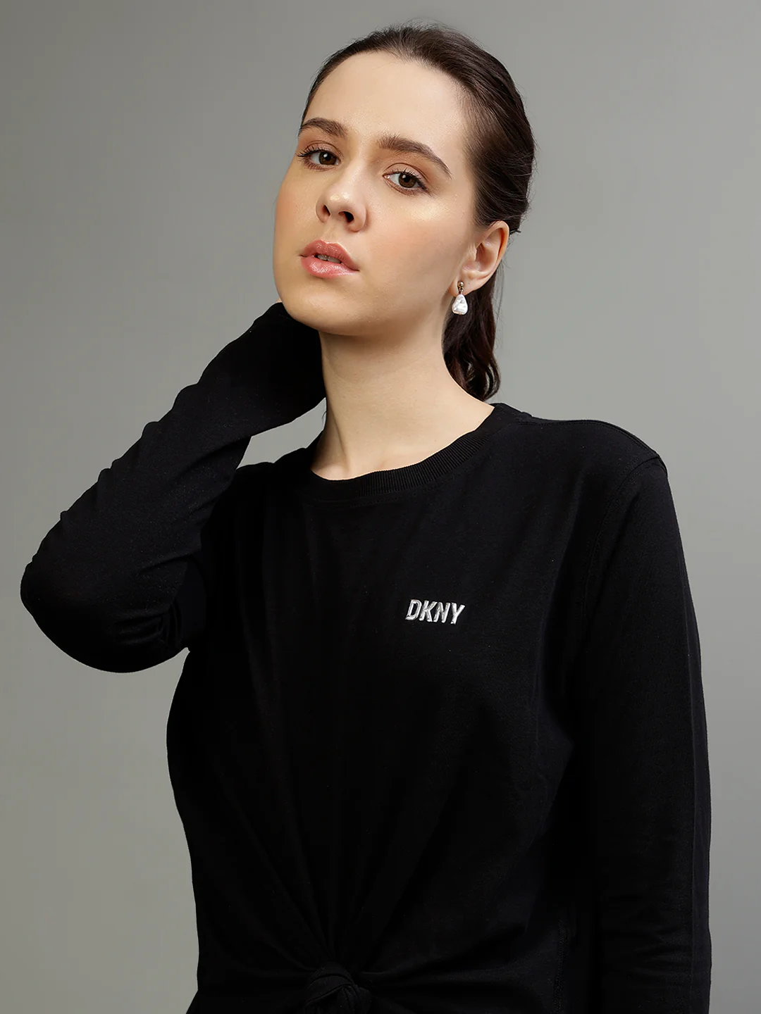 Dkny Black Fashion Regular Fit Tshirt - Image 6