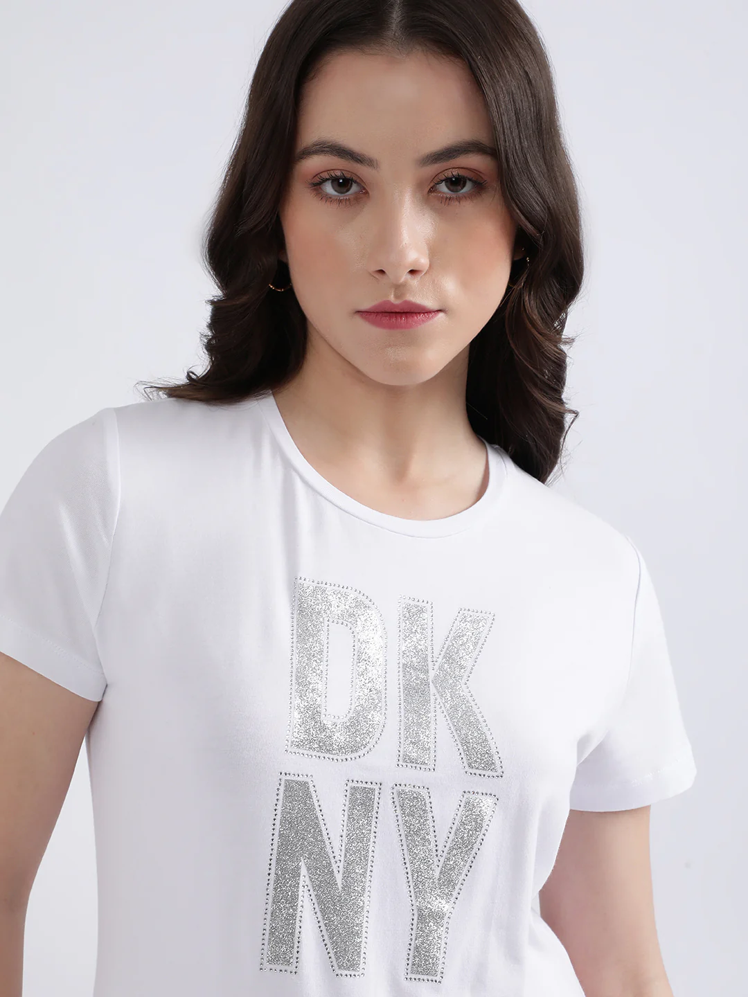 Dkny White Fashion Logo Regular Fit Tshirt - Image 7