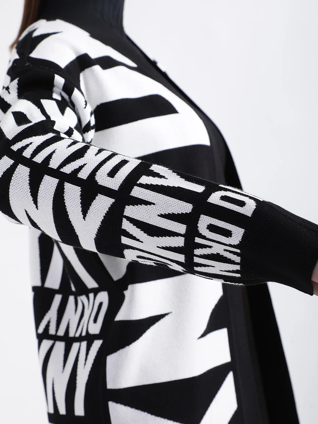 DKNY Women Black Sweater - Image 11