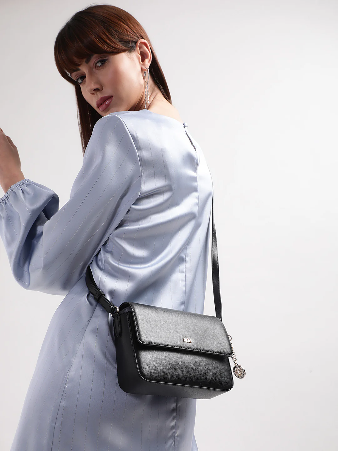 DKNY Women Black Crossbody Bags - Image 3