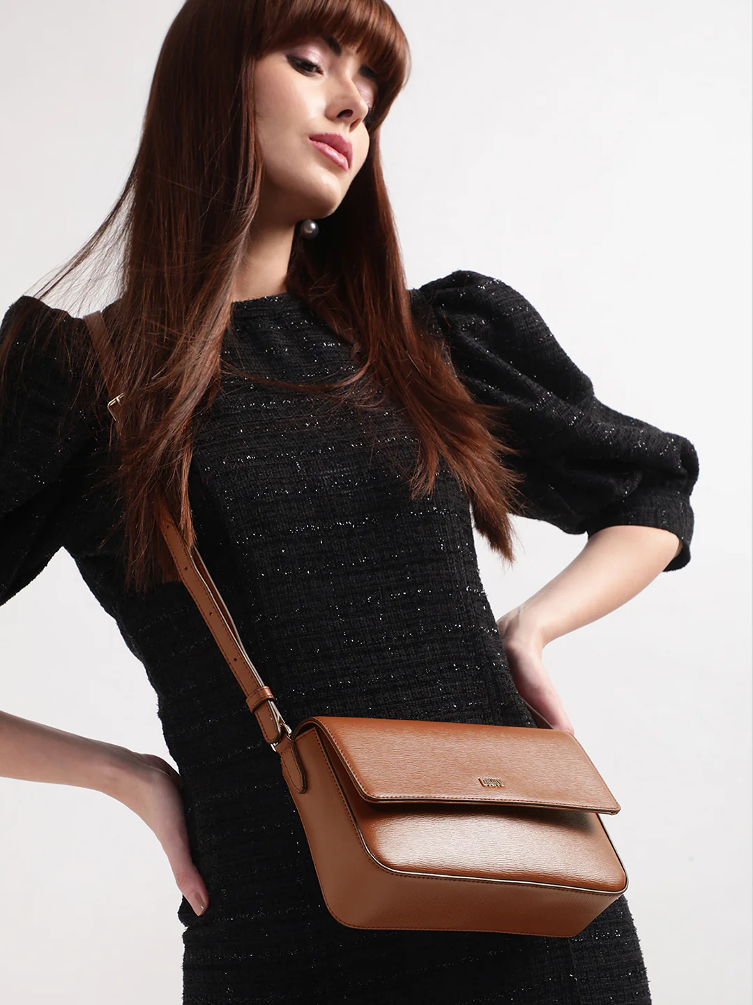 DKNY Women Brown Crossbody Bags - Image 8