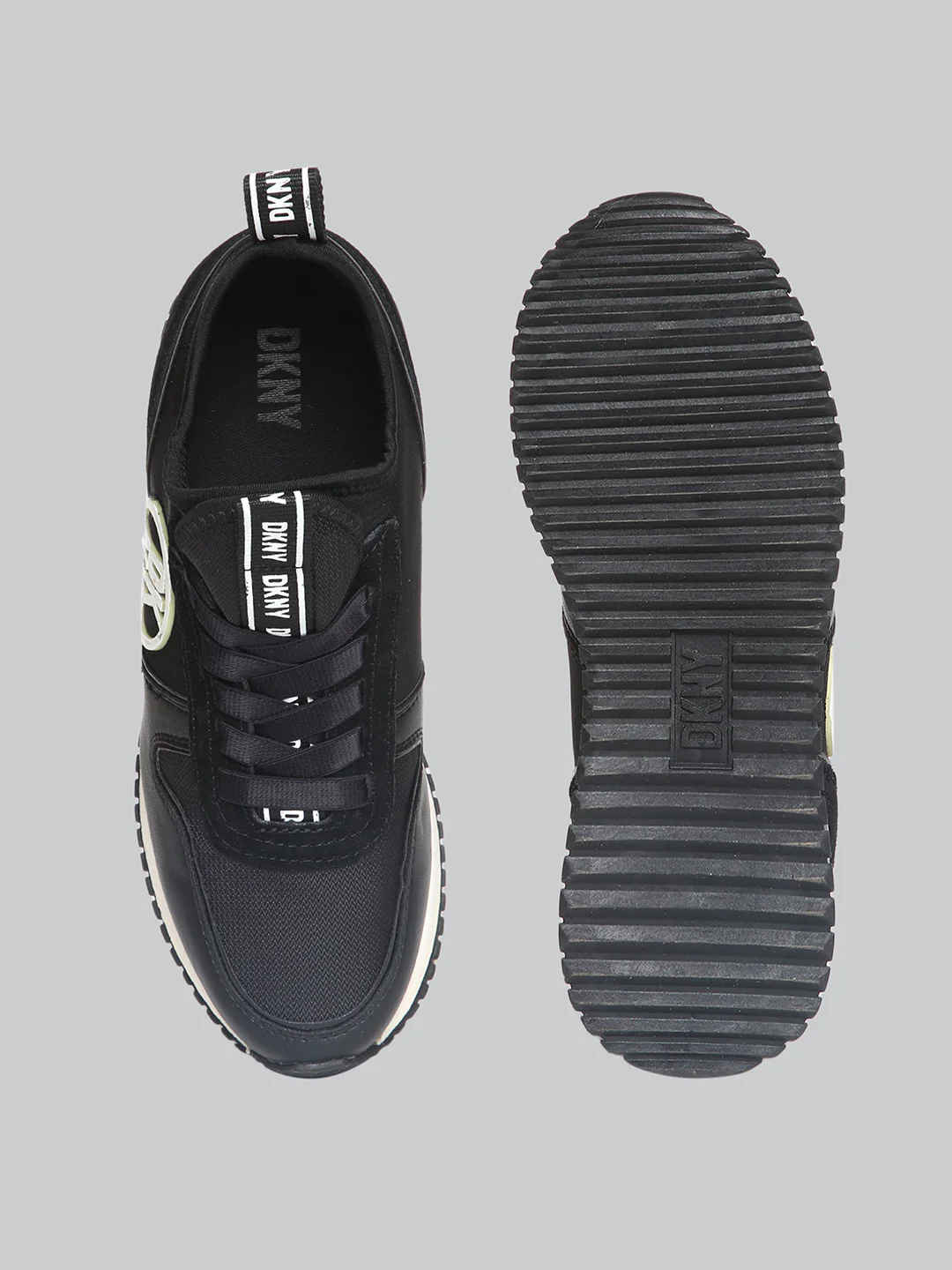 DKNY Women Black Sneakers - Image 2