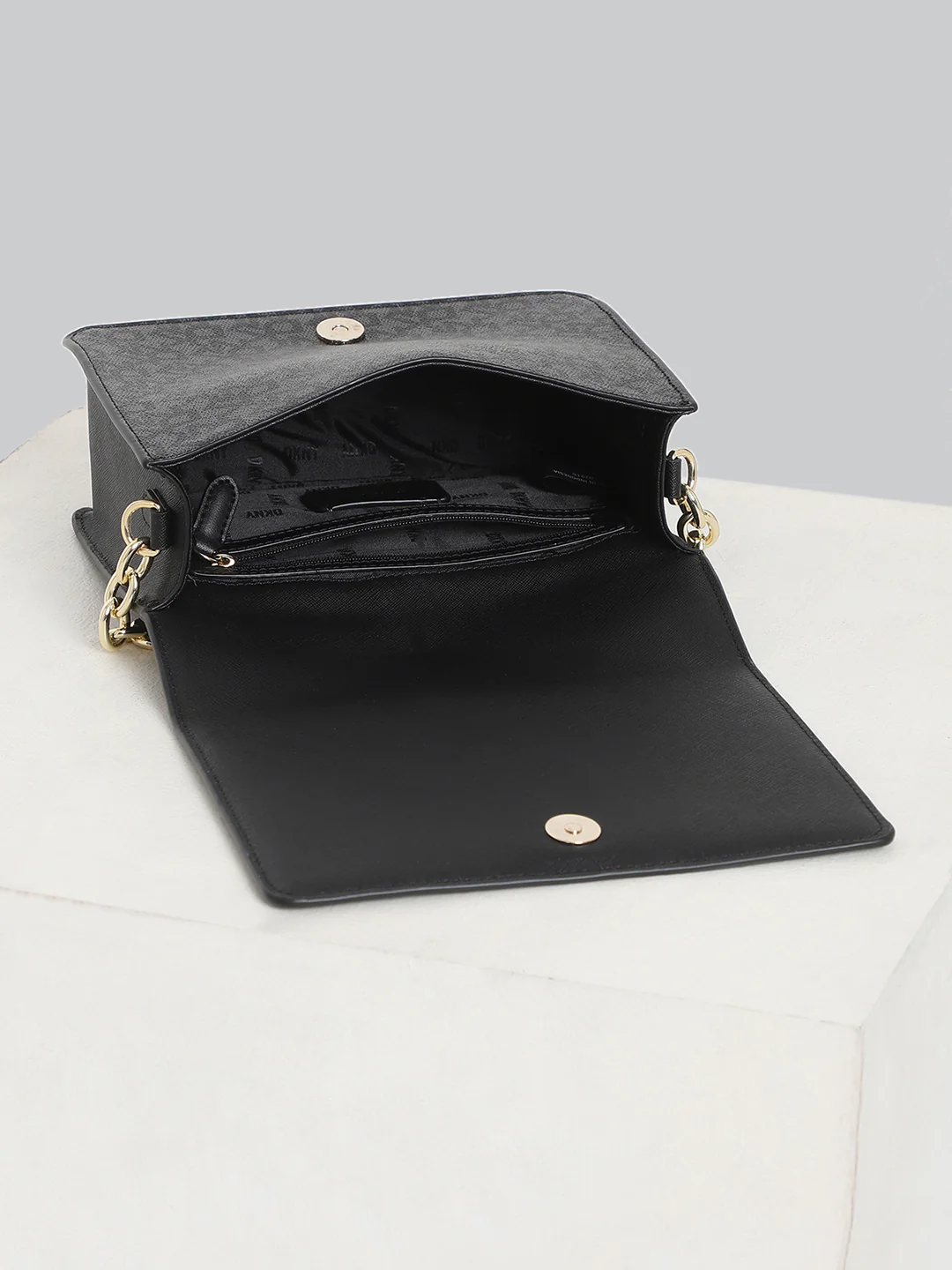 DKNY Women Black Printed Crossbody Bags - Image 8