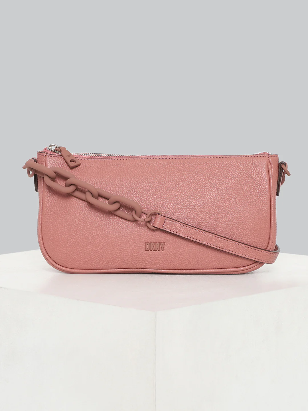 DKNY Women Red Solid Crossbody Bags - Image 2