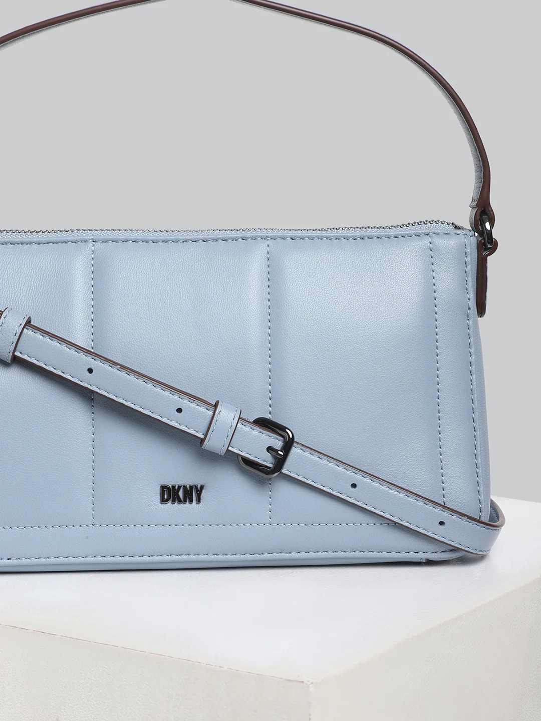 DKNY Women Light Blue Crossbody Bags - Image 6
