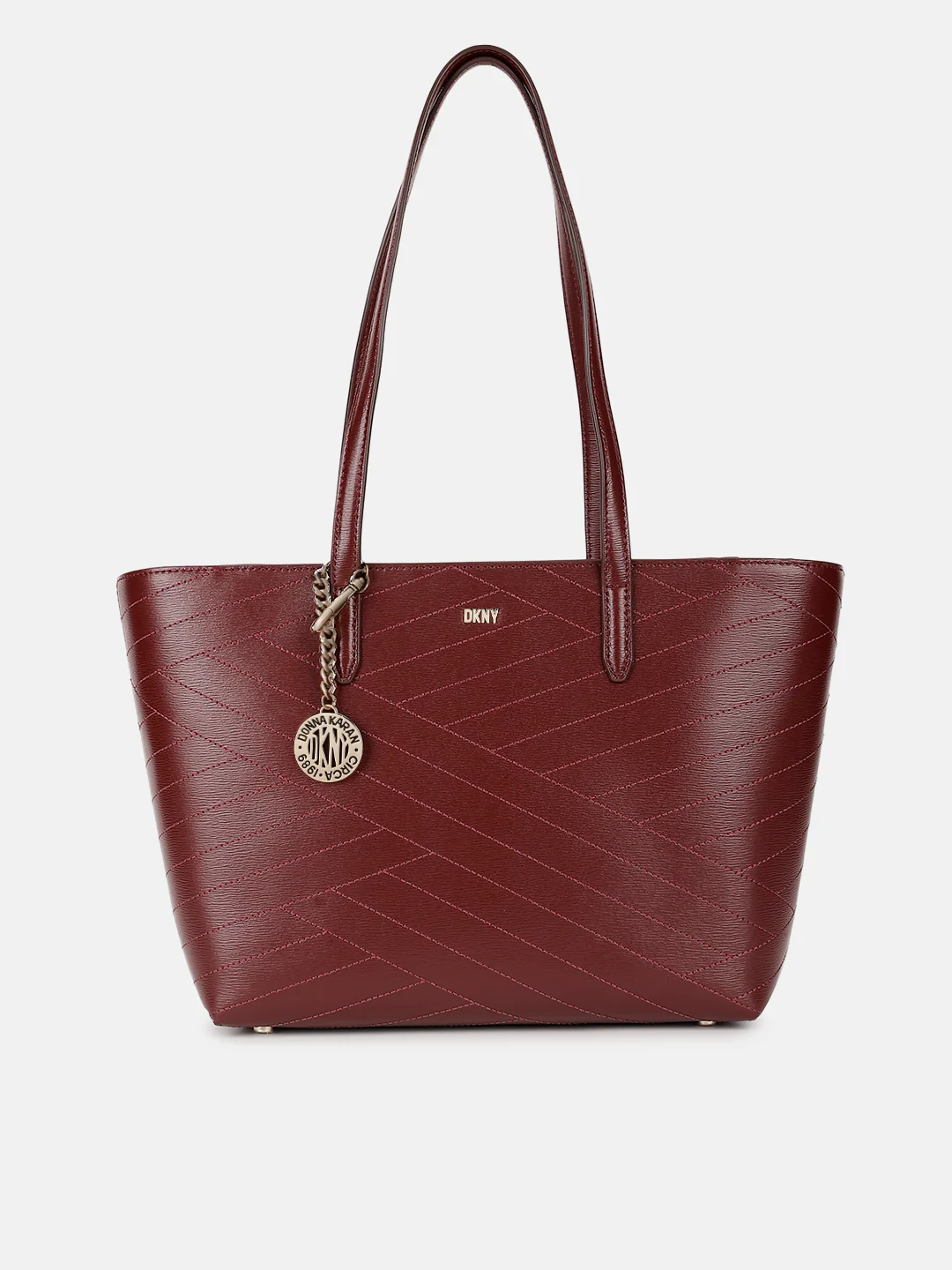 Dkny Women Red Solid Tote Bags