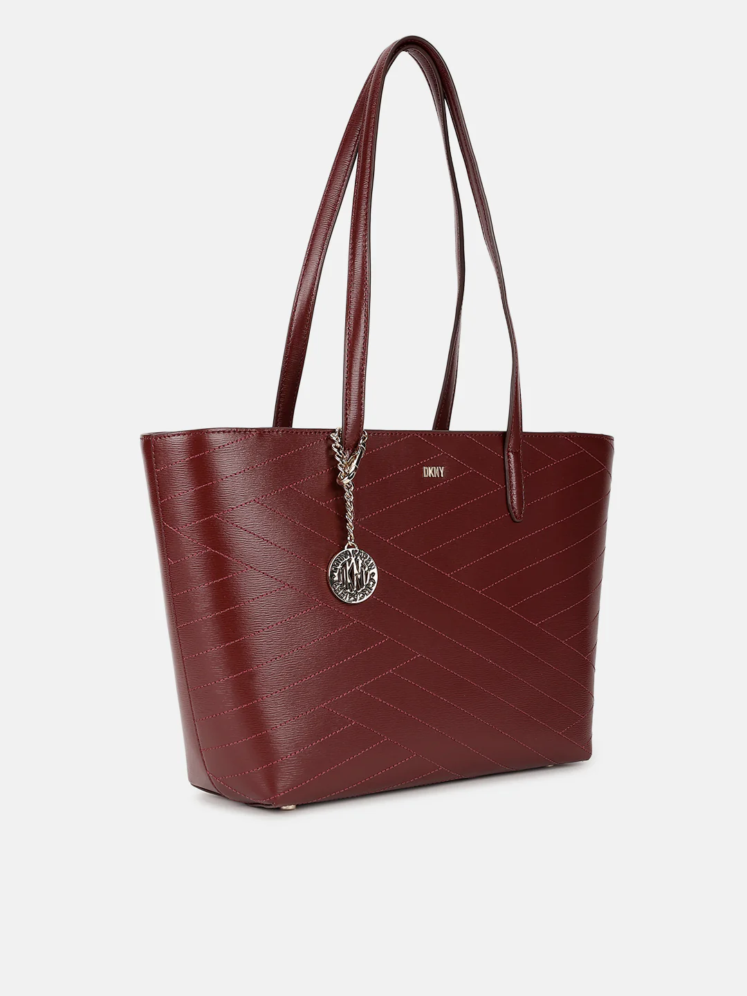 Dkny Women Red Solid Tote Bags - Image 3