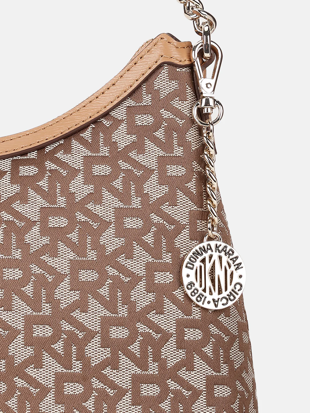 Dkny Women Brown Printed Hobo Bags - Image 6