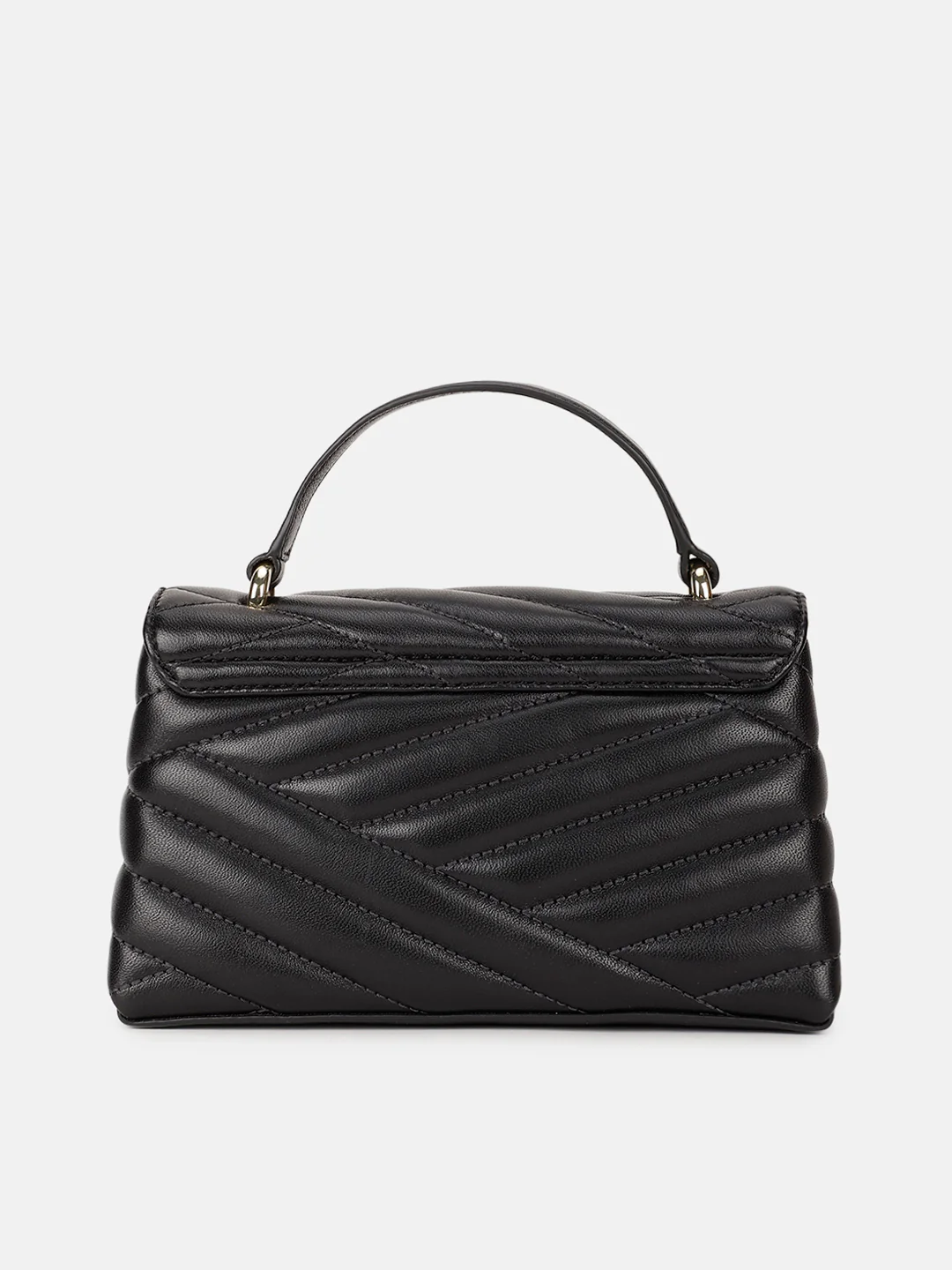 Dkny Women Black Solid Quilted Sling Bags - Image 2