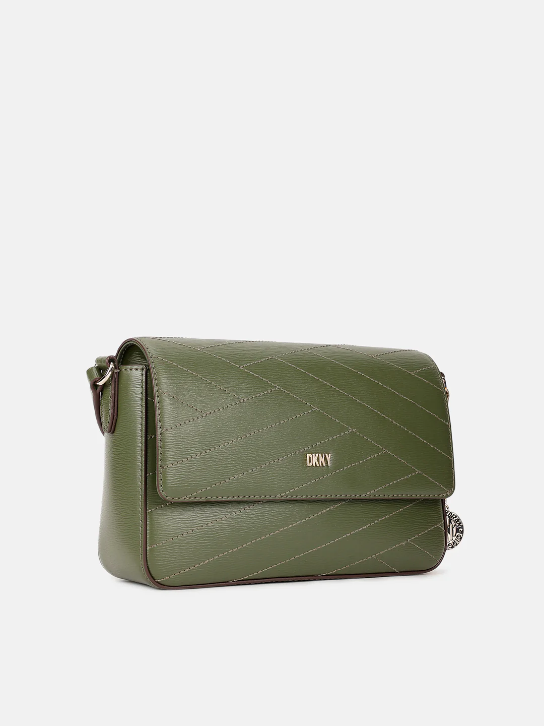 Dkny Women Green Solid Sling Bags - Image 3