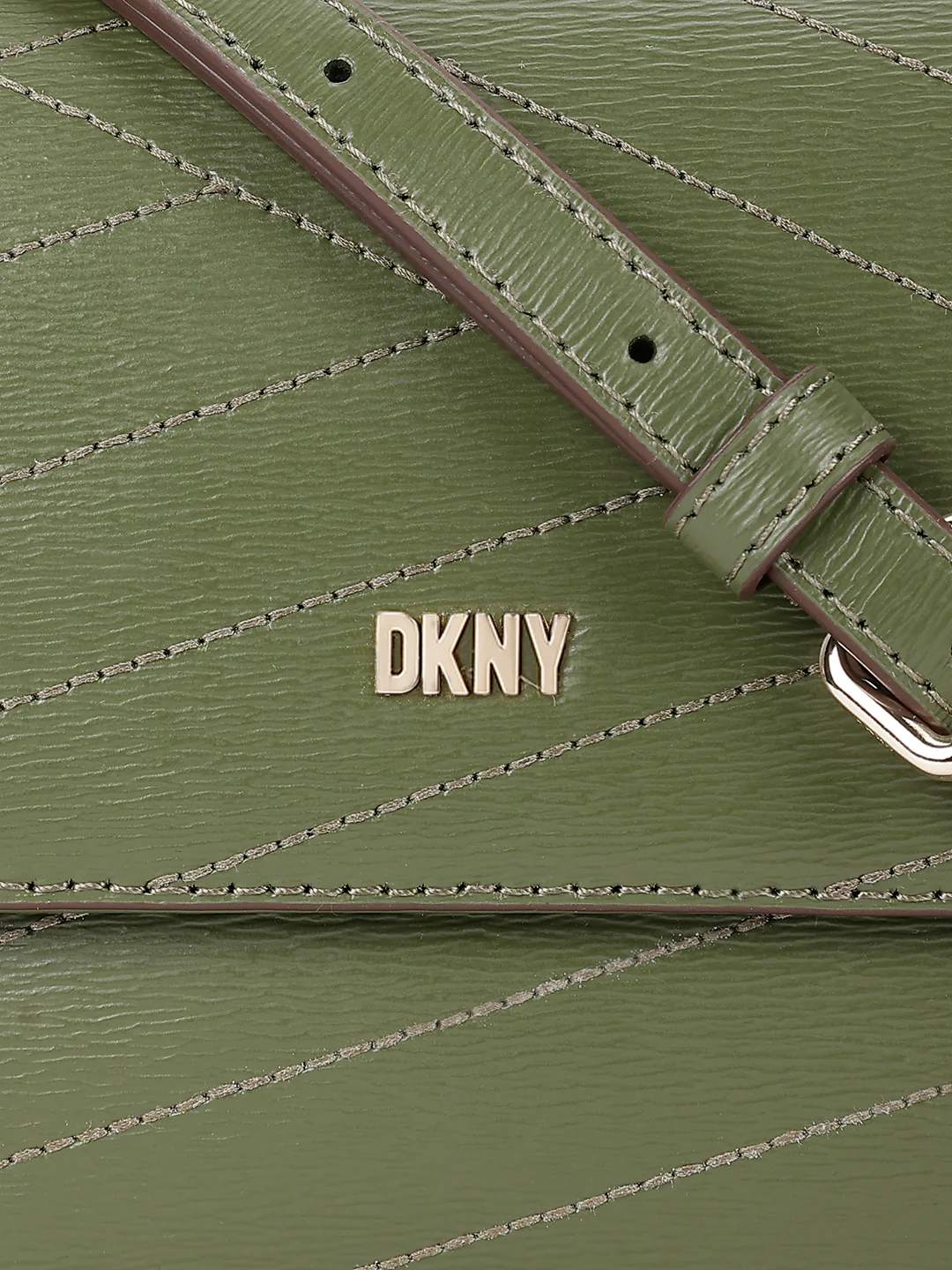 Dkny Women Green Solid Sling Bags - Image 5