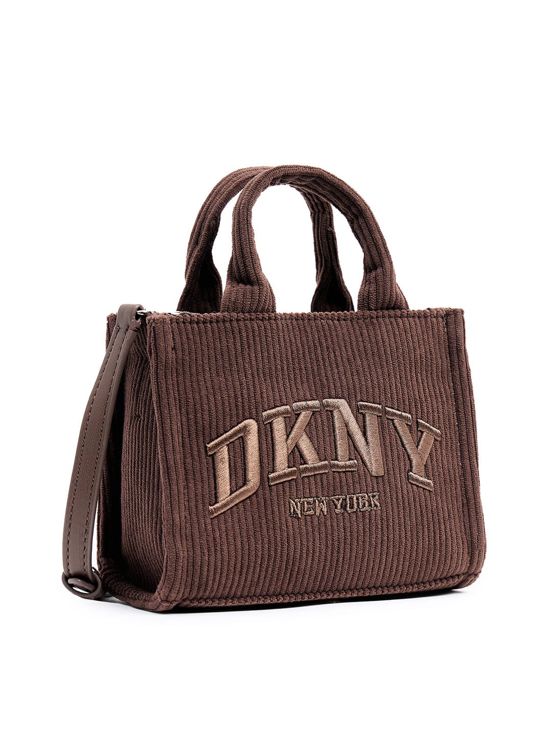 DKNY Women Brown Logo Mini Cross Body Bag - Image 3