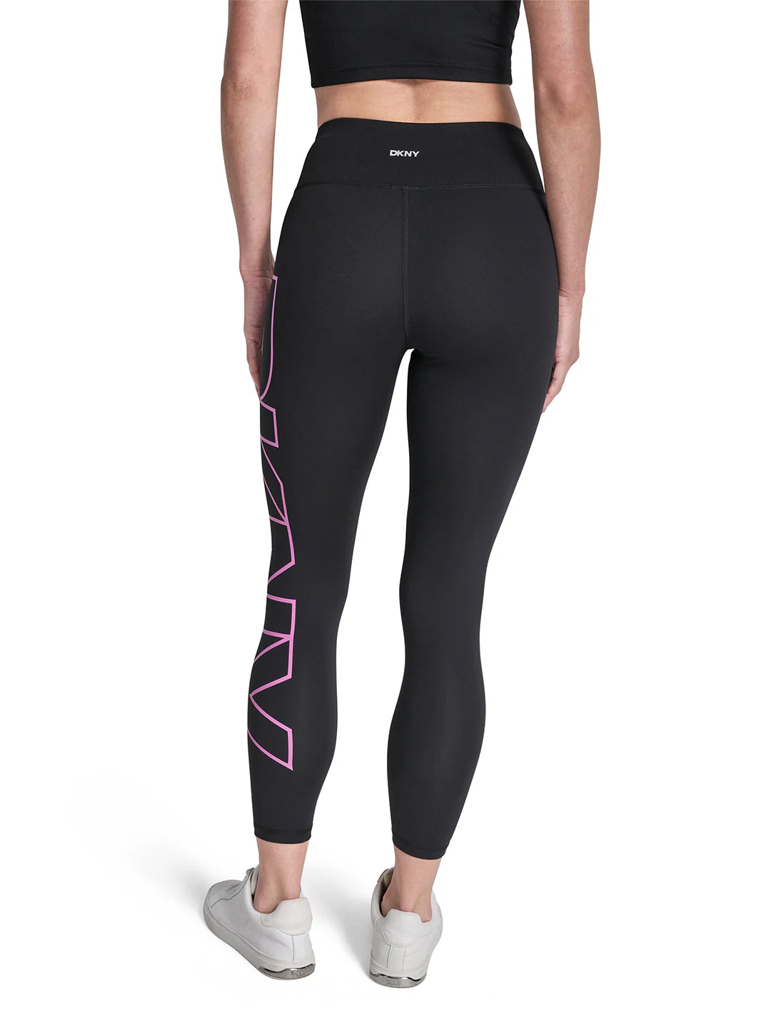 DKNY Women Black Printed Skinny Fit Legging - Image 2